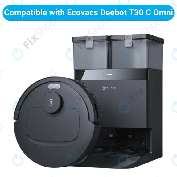 Комплект резервни части за Ecovacs Deebot T30C Omni (1x Основна четка, 2x Филтър, 2x Странична четка)
