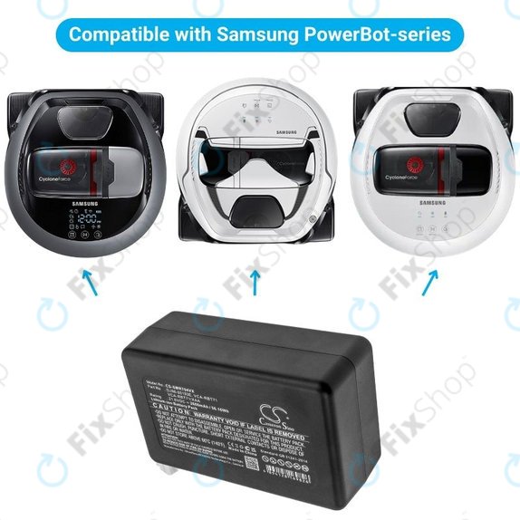Батерия за Samsung PowerBot R7040, DJ96-00193E, VCA-RBT71, Li-Ion 21.6V 2600mAh, HQ