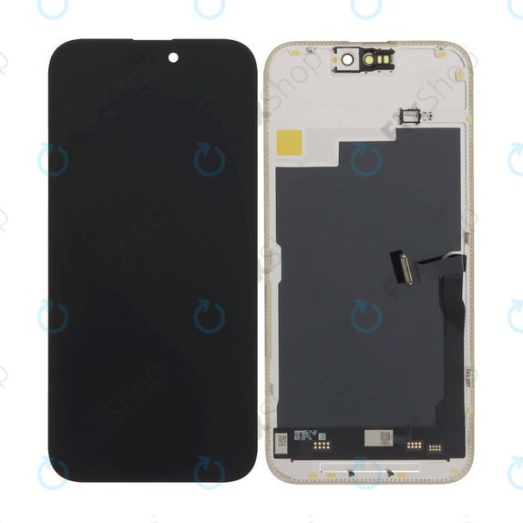 Дисплей Soft OLED 120Hz за iPhone 15 Pro Max, Тъчскрийн с рамка, FixPremium
