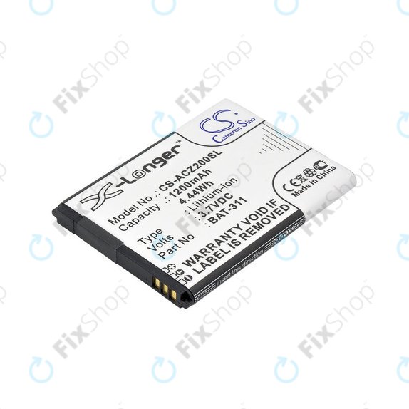 Батерия за Acer Liquid Z200, BAT-311, Li-ion, 3.7V, 1200mAh, HQ