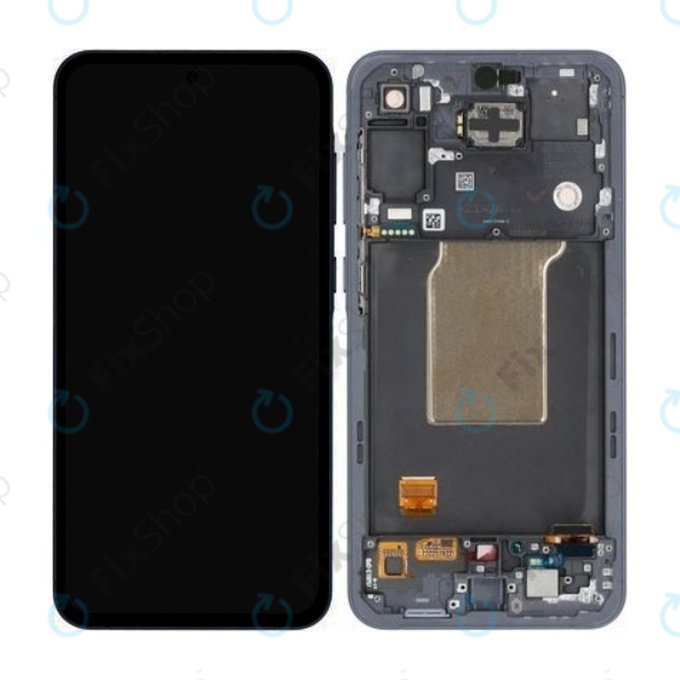 дисплей OLED за Samsung A55 A556B, Тъчскрийн и рамка, Awesome Navy