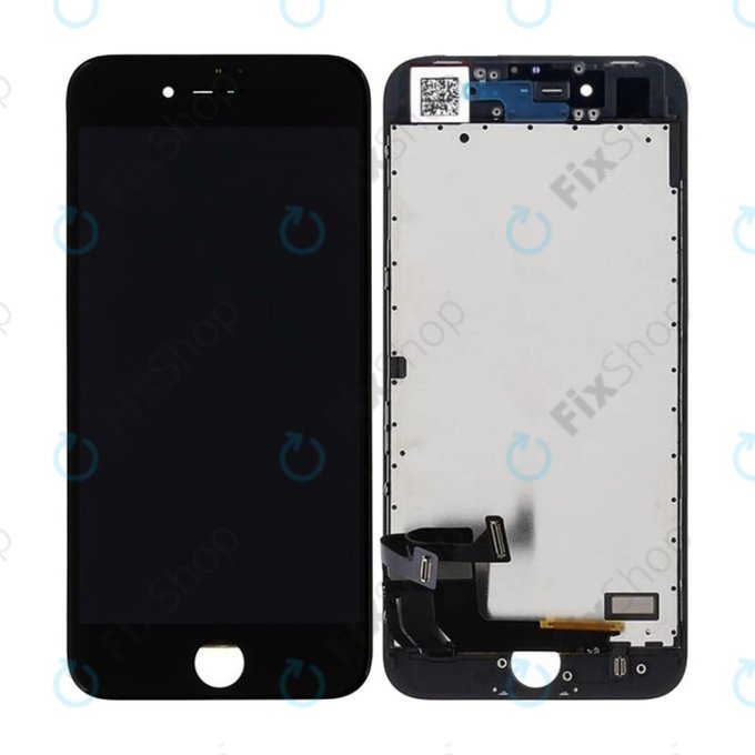 Дисплей In-Cell за iPhone 8, SE (2020), SE (2022), Black, Тъчскрийн с рамка, FixPremium