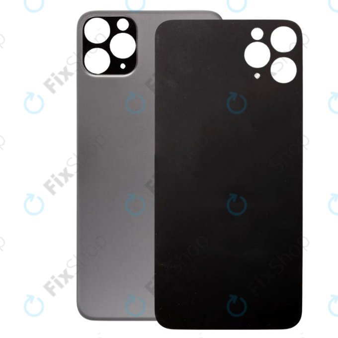 задния капак с голям отвор за камера за iPhone 11 Pro Max, Space Gray