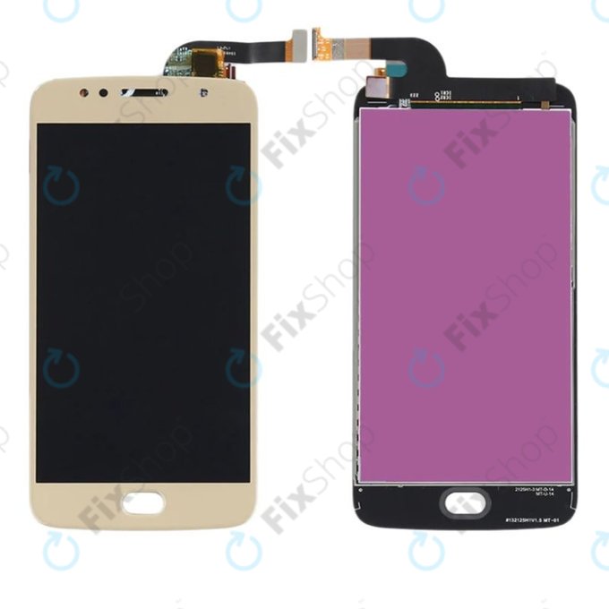 дисплей за Motorola Moto G5S XT1794, Тъчскрийн без рамка, златен, Gold, TFT
