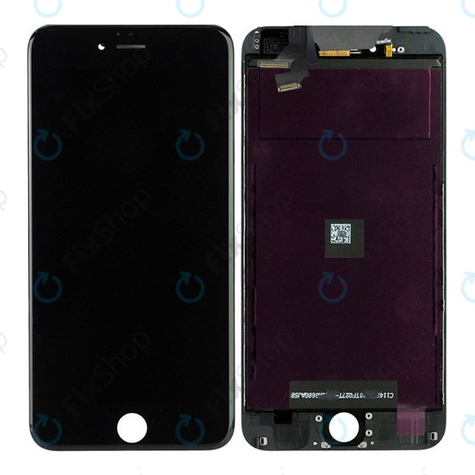 Дисплей за iPhone 6 Plus, Black, Тъчскрийн с рамка