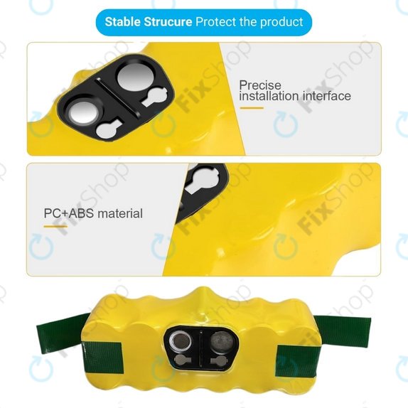 Батерия за iRobot Roomba 500, 600, 700, 800, 900-series, R3, Scooba 450, Vileda 137173, 11702, GD-Roomba-500, VAC-500NMH-33, Ni-MH 14.4V 3300mAh