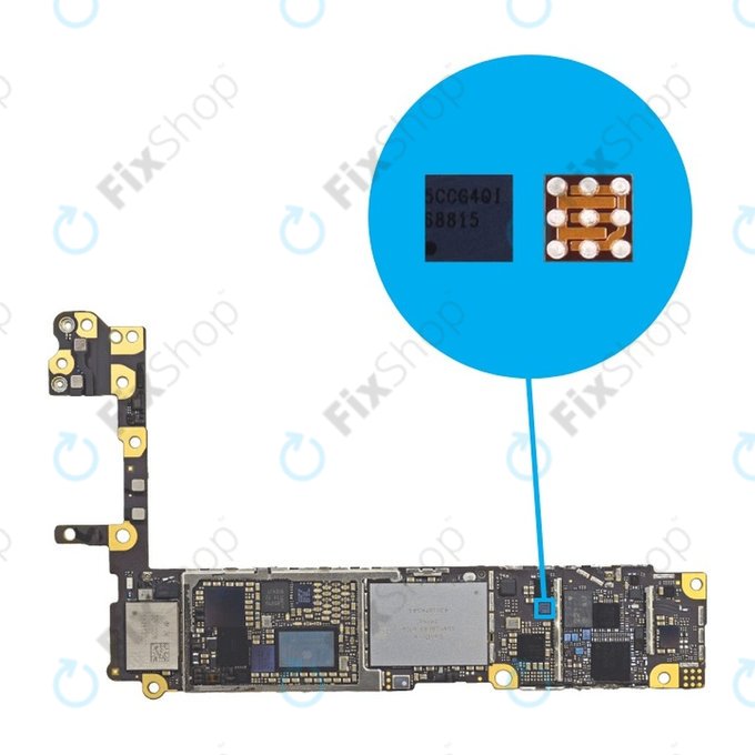 IC за управление на USB зареждане за iPhone 6, 6 Plus, Q1403 68815, 9 pin
