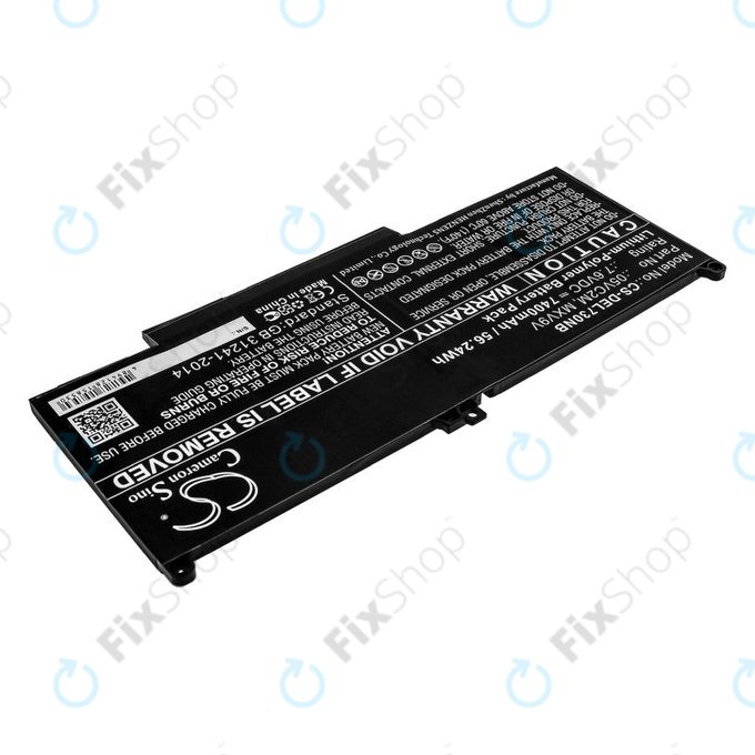 Батерия за Dell Latitude 13 7300, 14 7400, 7400mAh, Li-Pol, 7.6V, 05VC2M, HQ