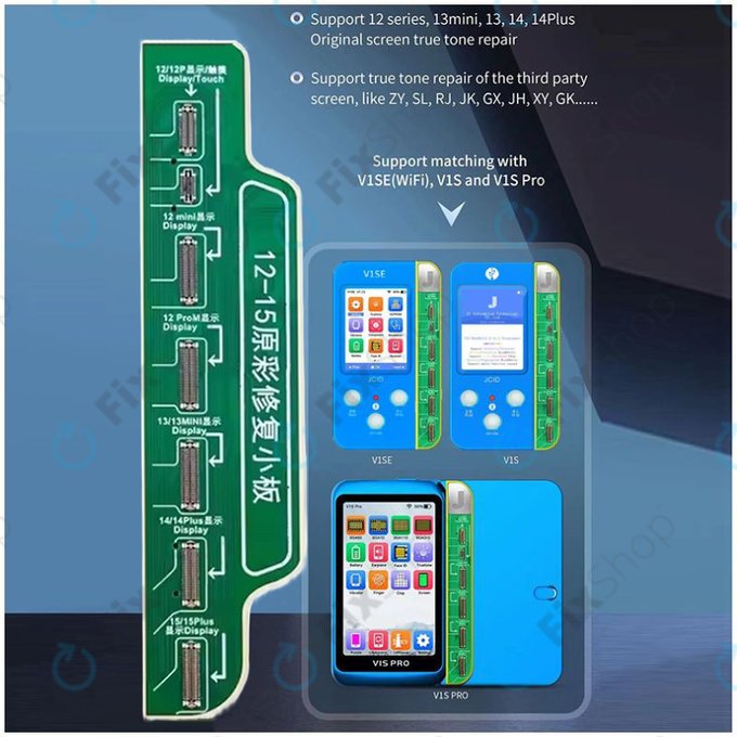 Платка за LCD за iPhone 12-серия, 13, 14, 14 Plus, 15-серия (Последна версия 2023), JC V1S, V1SE