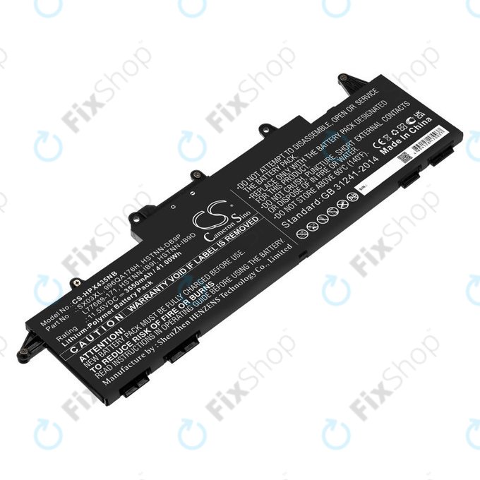 Батерия за HP ProBook x360 435 G7, 3550mAh, Li-Pol, 11.55V, SX03XL, HQ