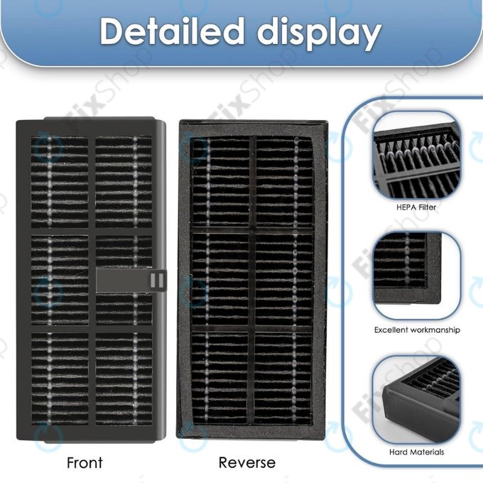 HEPA филтър, 2 бр. за Xiaomi Dreame X40 Ultra, L40 Ultra, X30 Ultra, L10s Ultra Gen2, L10s Pro Ultra, Mova E30 Ultra