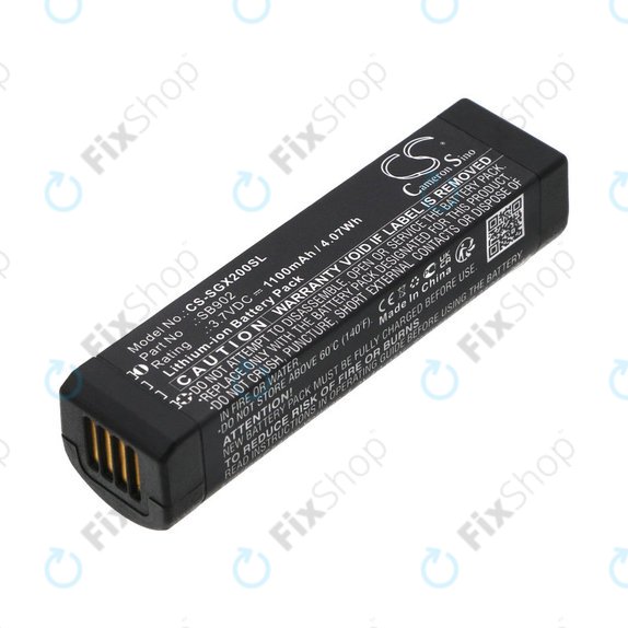 Батерия за Shure GLXD1, 2, MXW2, 1100mAh, Li-Ion, 3.7V, SB902, HQ