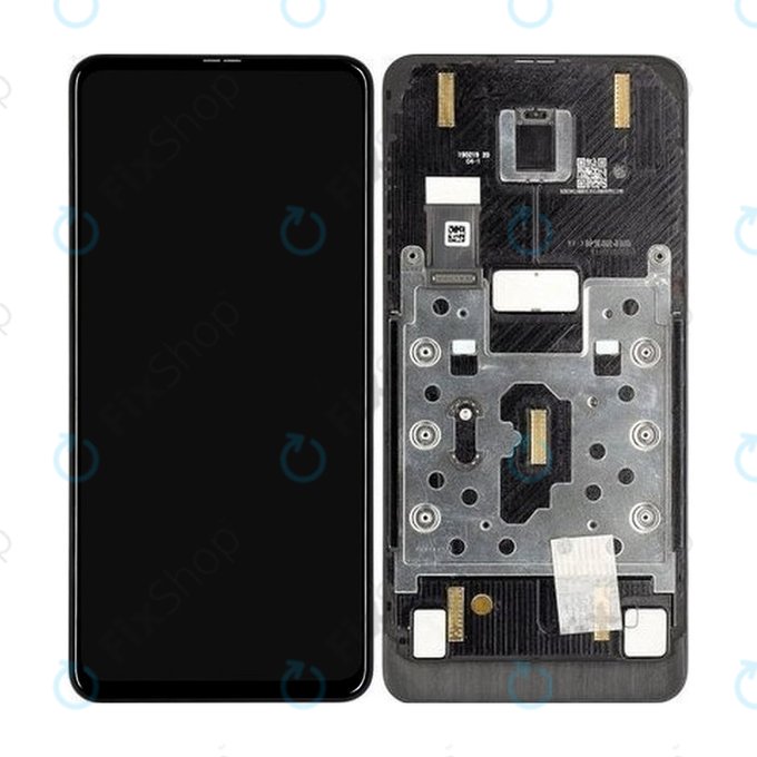 дисплей OLED за Xiaomi Mi Mix 3, Тъчскрийн и рамка, черен, Black