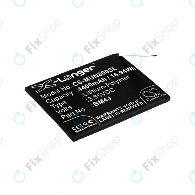 Батерия за Xiaomi Redmi Note 8 Pro, 4400mAh, Li-Pol, 3.85 V, BM4J, HQ