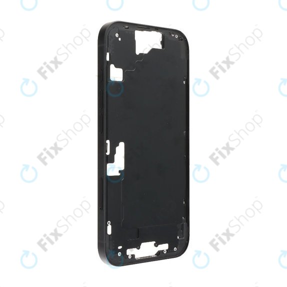 Средна рамка с бутон за включване и бутони за сила на звука за iPhone 16, Black
