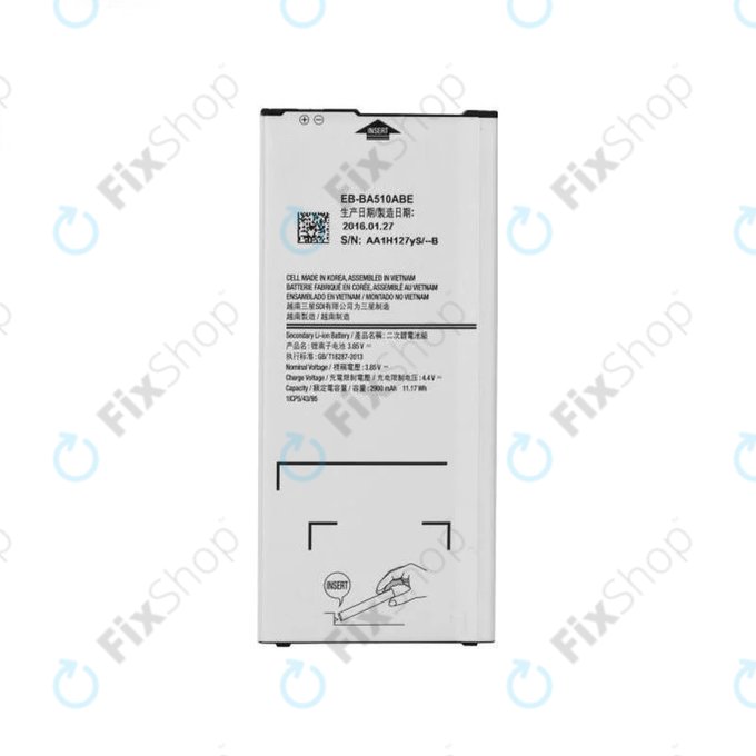 Батерия за Samsung A5 A510F (2016), EB-BA510ABE, 2900mAh