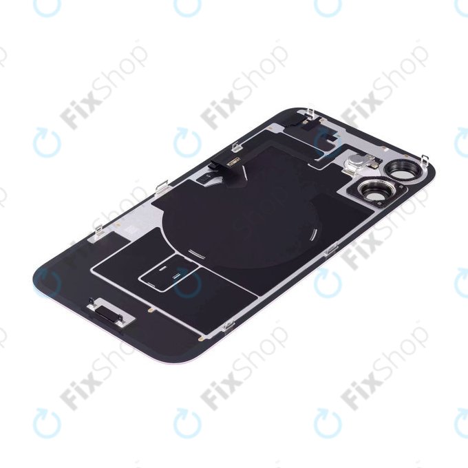 Задно стъкло на корпус + стъкло на камера + метална пластина + MagSafe магнит за iPhone 16, Pink