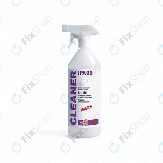 Изопропилов алкохол 99%, 1000 мл, с пулверизатор, Cleanser IPA