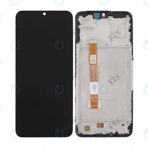 дисплей за Vivo Y55, Тъчскрийн и рамка, Starlight Black, TFT