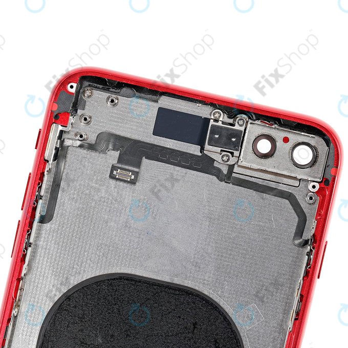 Заден калъф със малки части за iPhone 8 Plus, червен, Red