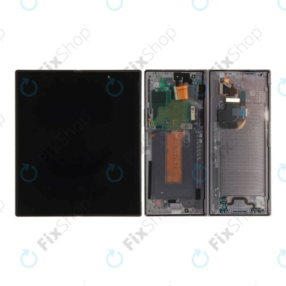 дисплей за Samsung Z Fold 6 F956B, Тъчскрийн и рамка, GH82-35042A, Silver Shadow, Genuine Service Pack