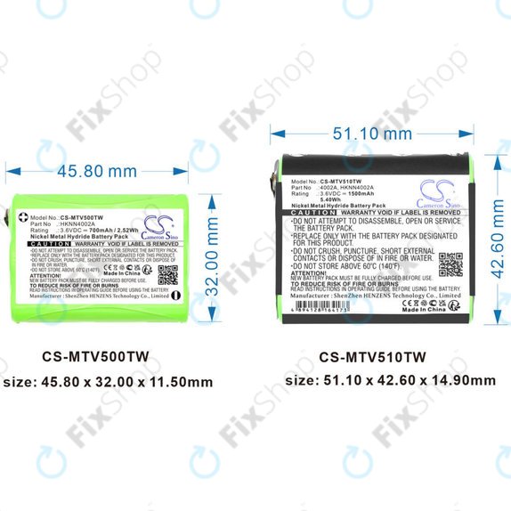 Батерия за Motorola Talkabout T280, T200, T82, T82 Extreme, 700mAh, Ni-MH, 3.6V, HKNN4002A, HQ