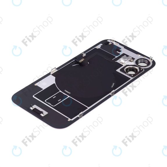 Задно стъкло на корпус + стъкло на камера + метална пластина + MagSafe магнит за iPhone 16 Plus, Pink