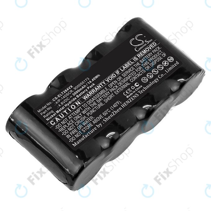 Батерия за Electrolux Spirit Wet and Dry, ZB264x, 4/P-140SCR, 900055173, Ni-MH 4.8V 3000mAh, HQ