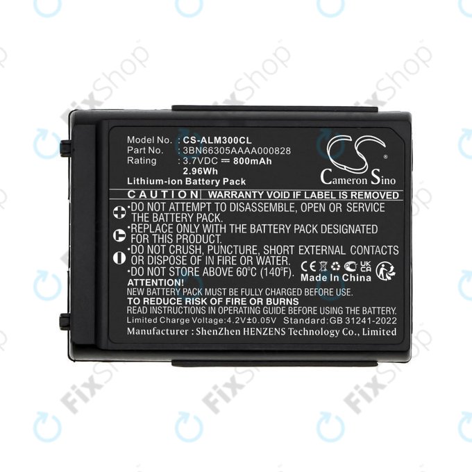 Батерия за Alcatel Mobile 300, 400 Dect, Mobile Reflexes 300, 400, 800mAh, Li-Ion, 3.7V, 3BN66305AAAA000828, HQ