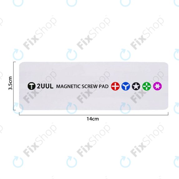 Магнитна подложка за винтове – 140 x 35mm, 2UUL