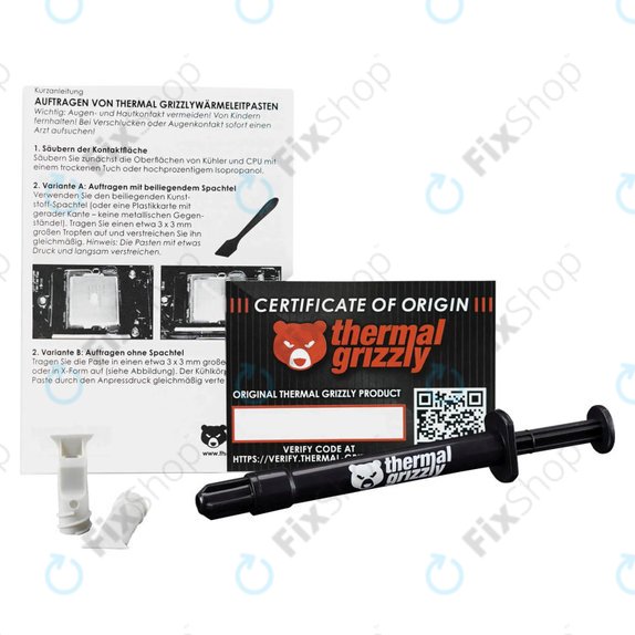 Термопаста 2g, Thermal Grizzly Kryonaut Extreme