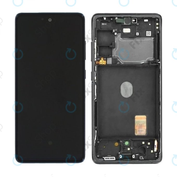 дисплей за Samsung S20 FE G780F, Тъчскрийн и рамка, GH82-24220A, GH82-24219A, GH82-31329A, GH82-31321A, Cloud Navy, Genuine Service Pack