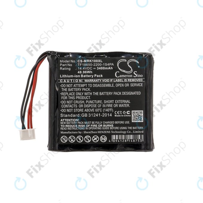 Батерия за Marshall Kilburn, 3400mAh, Li-Ion, 14.4V, TF18650-2200-1S4PA, HQ