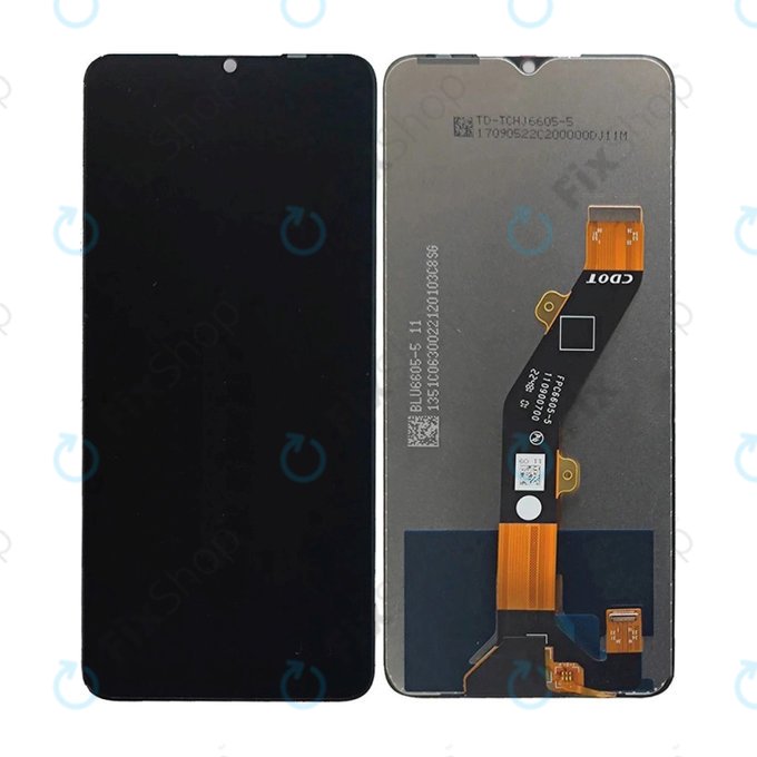 дисплей за Tecno Spark 10, 10 5G, Тъчскрийн без рамка, TFT