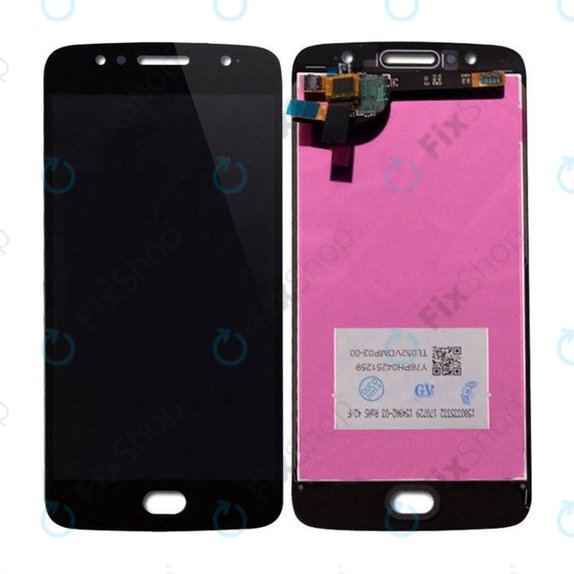 дисплей за Motorola Moto G5S XT1794, Тъчскрийн без рамка, черен, Black, TFT