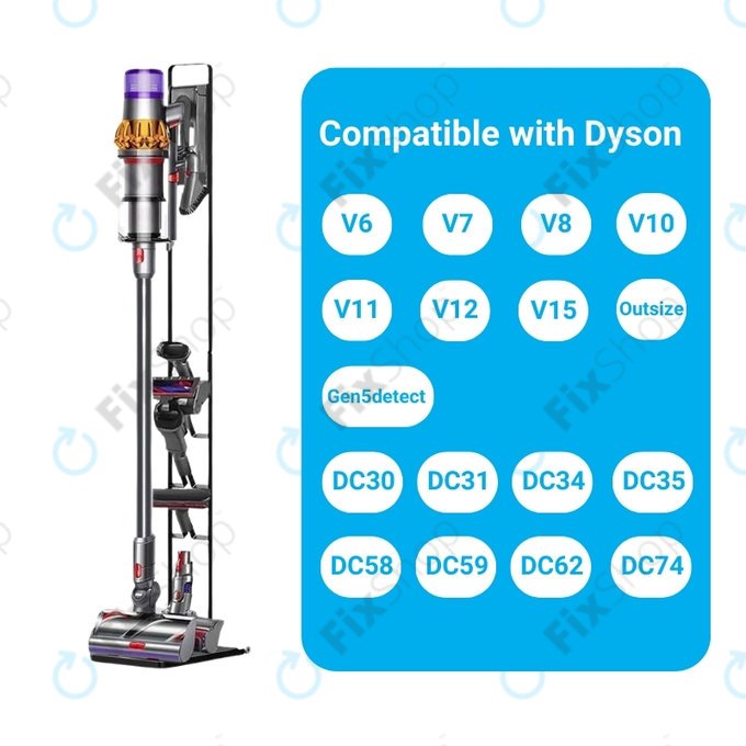 Стойка с колела за Dyson V-series, Outsize, Gen5detect, DC-series
