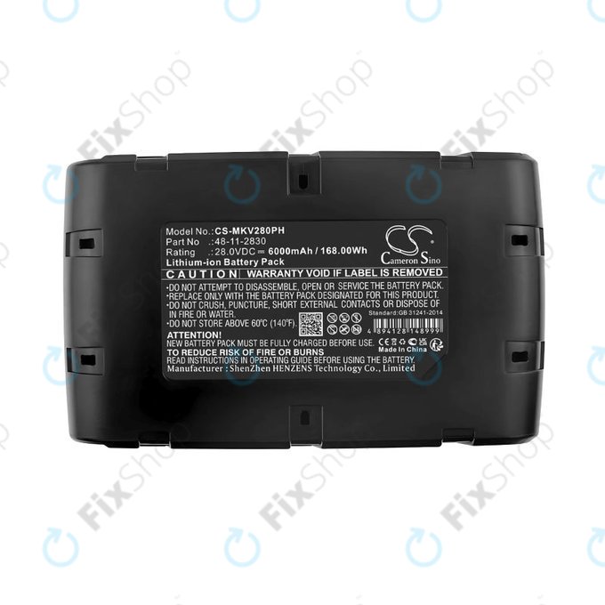 Батерия за Milwaukee HD28 SG, HD28 SX, 6000mAh, Li-Ion, 28V, 0700 956 730, HQ