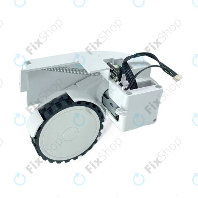 Колело с мотор за Xiaomi Viomi S9, десен, Right, бял, White
