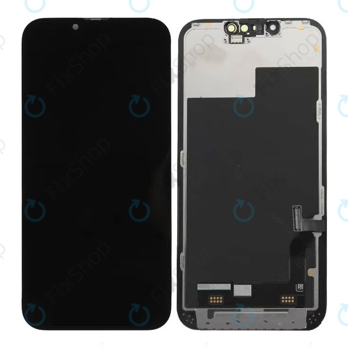 Дисплей Hard OLED за iPhone 13, Тъчскрийн с рамка, FixPremium