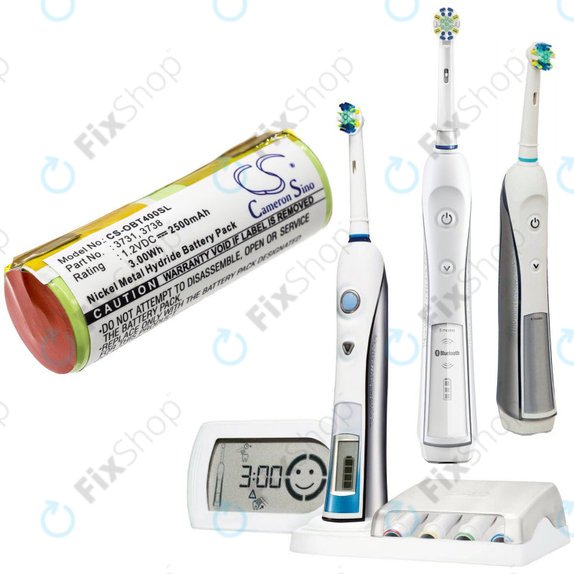 Батерия за Oral-B Professional Care, Triumph, 2500mAh, Ni-MH, 1.2V, 3731, HQ