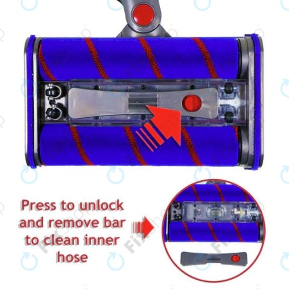 Двойна ролкова глава за Dyson V-series, Outsize