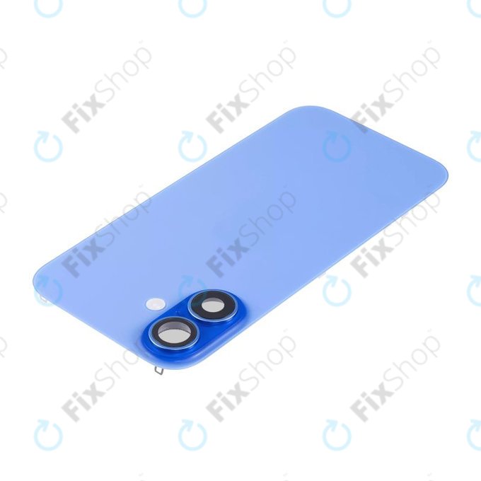 Задно стъкло на корпус + стъкло на камера + метална пластина + MagSafe магнит за iPhone 16 Plus, Ultramarine