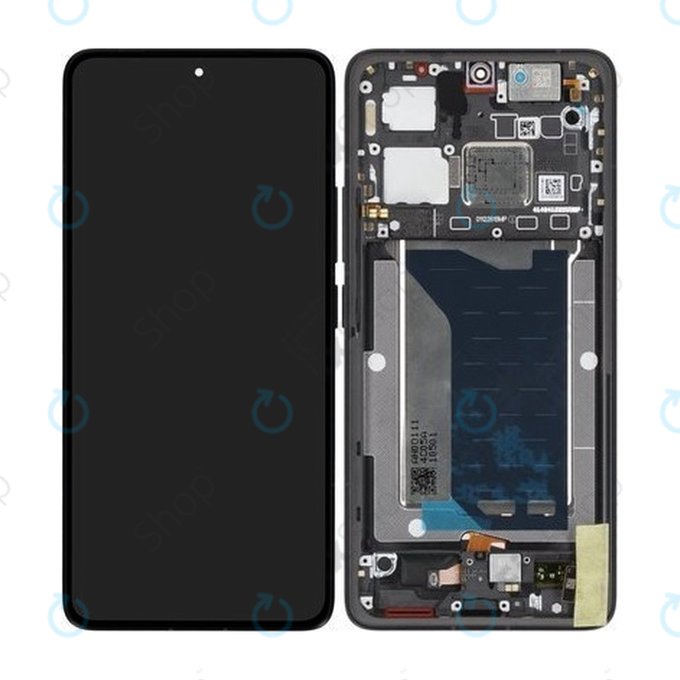 Дисплей за Xiaomi Poco F7 Ultra 5G, тъч стъкло с рамка, Black, 5600150O11U00, Genuine Service Pack