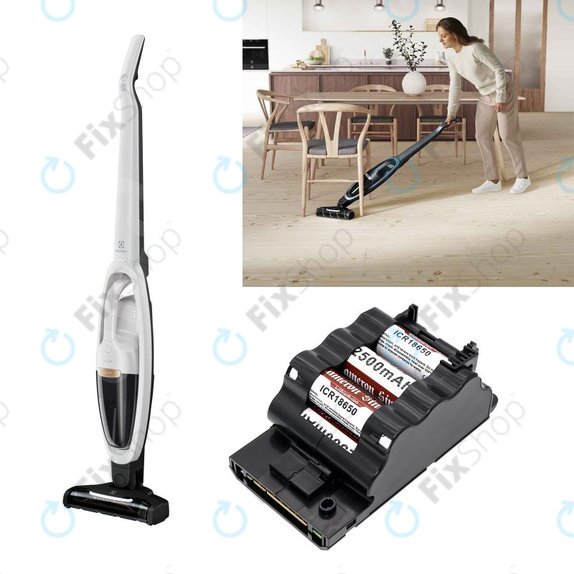 Батерия за Electrolux Well Q8, WQ81-3OMB, WQ81-PANIM, 2500mAh, Li-Ion, 25.2V, BABP259LI20-TP, HQ