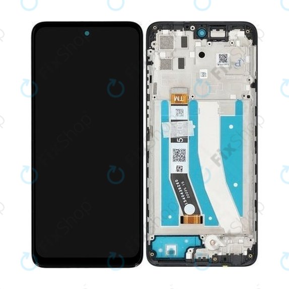 дисплей за Motorola Moto G32 XT2235, Тъчскрийн и рамка, 5D68C21151, Mineral Grey, Genuine Service Pack