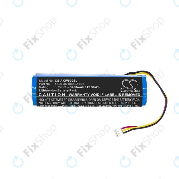 Батерия за Akai 5000 Solo, Ewi 5000, 3400mAh, Li-Ion, 3.7V, 1ABTUR18650ZY01, HQ