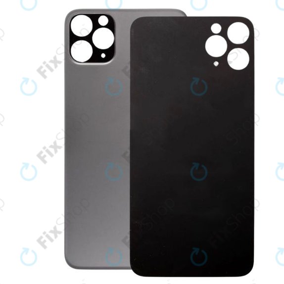 задния капак с голям отвор за камера за iPhone 11 Pro Max, Space Gray