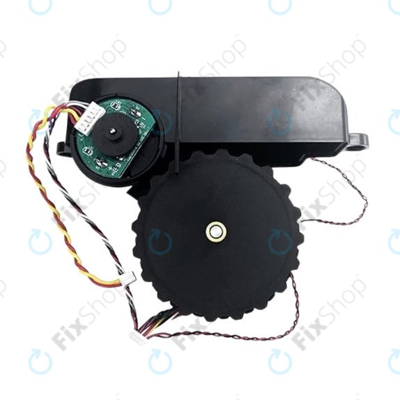 Колело с мотор за Xiaomi Mi Robot Vacuum Mop Pro (P), Viomi V2 Pro, V3, десен, Right, черен, Black