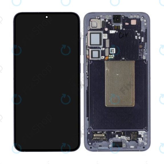 дисплей за Samsung S24 Plus S926B, Тъчскрийн и рамка, GH82-33410C, Cobalt Violet, Genuine Service Pack