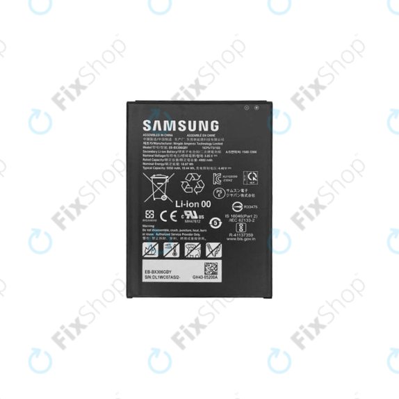 Батерия за Samsung Tab Active5 X306B, 5050mAh, EB-BX306GBY, GH43-05200A, Genuine Service Pack